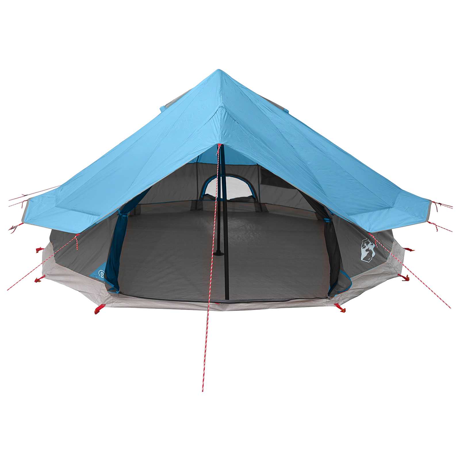vidaXL Namiot Tipi niebieski 700 x 700 x 395 cm Poliester i Stal