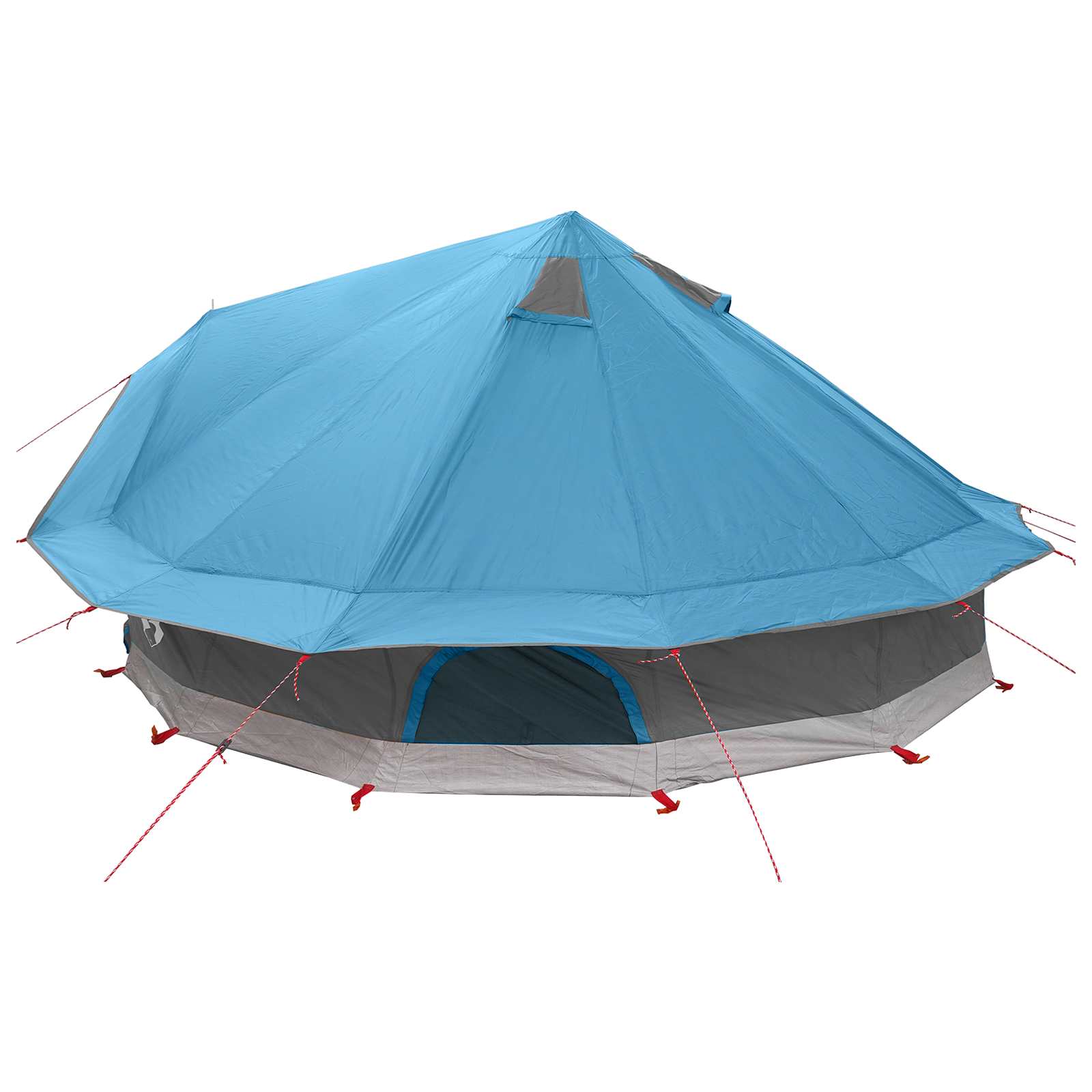 vidaXL Namiot Tipi niebieski 700 x 700 x 395 cm Poliester i Stal
