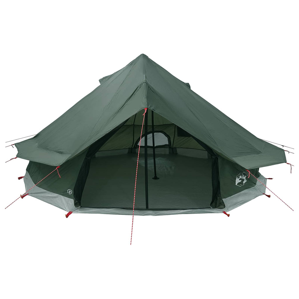 vidaXL Namiot Tipi z dachem Zielony wojskowy 700 x 700 x 395 cm