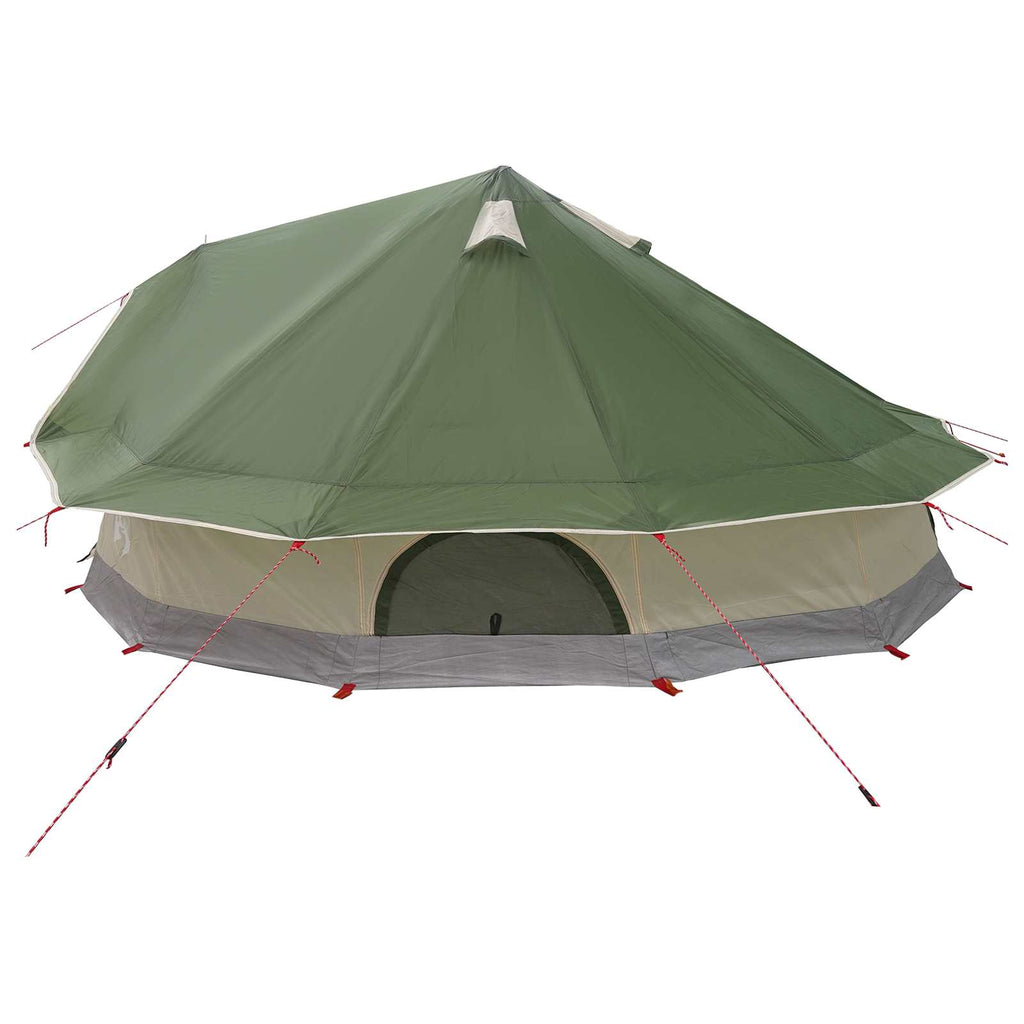 vidaXL Namiot Tipi zielony 800 x 800 x 430 cm Poliester i Stal