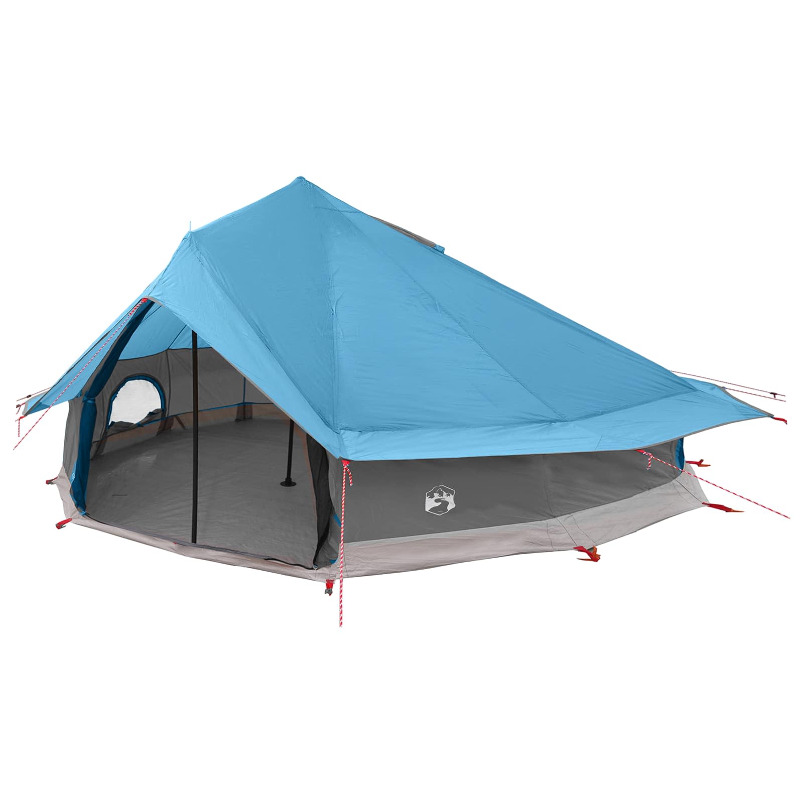 vidaXL Namiot Tipi niebieski 800 x 800 x 430 cm Poliester i Stal
