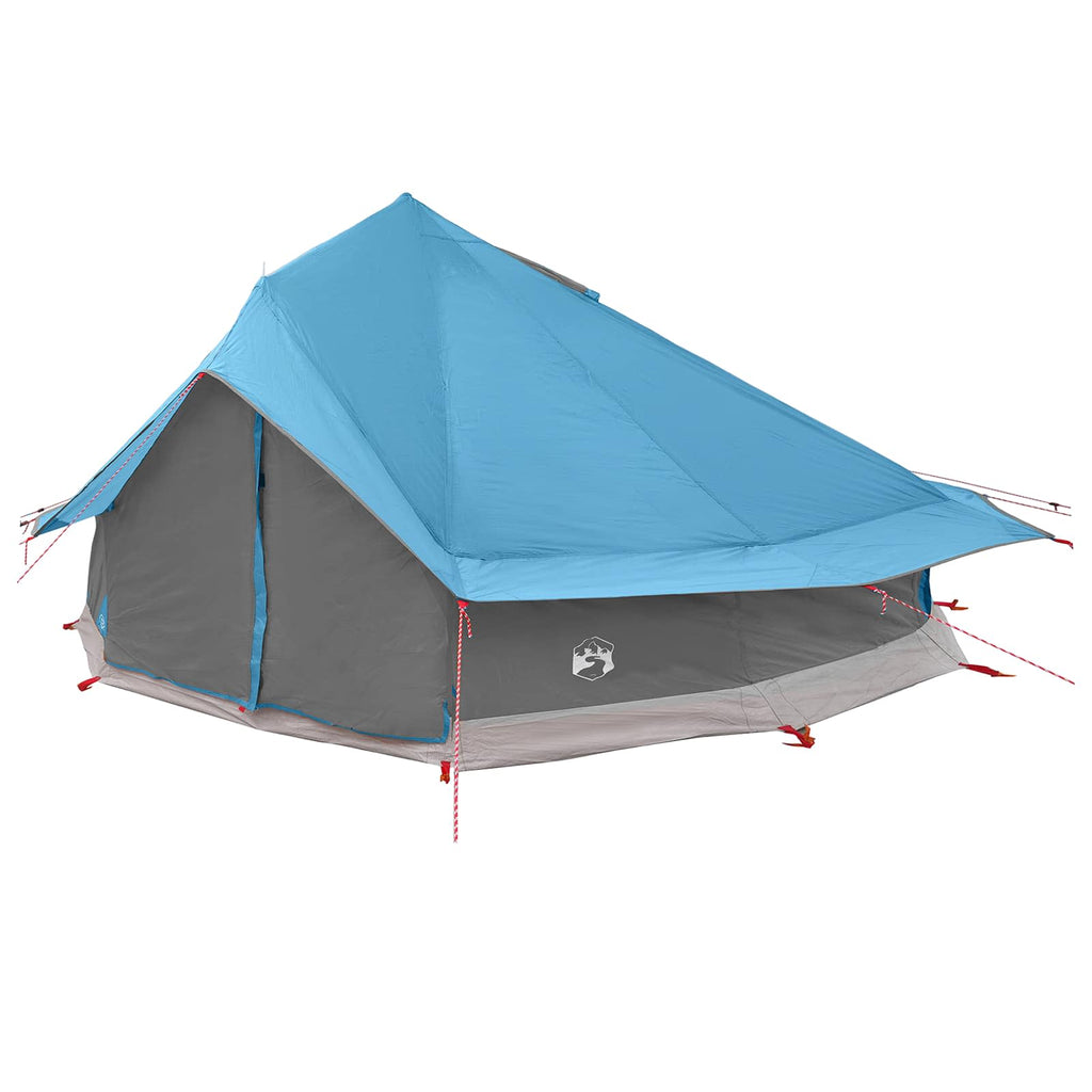 vidaXL Namiot Tipi niebieski 800 x 800 x 430 cm Poliester i Stal