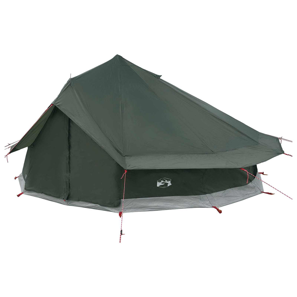 vidaXL Namiot Tipi z dachem Zielony wojskowy 800 x 800 x 430 cm