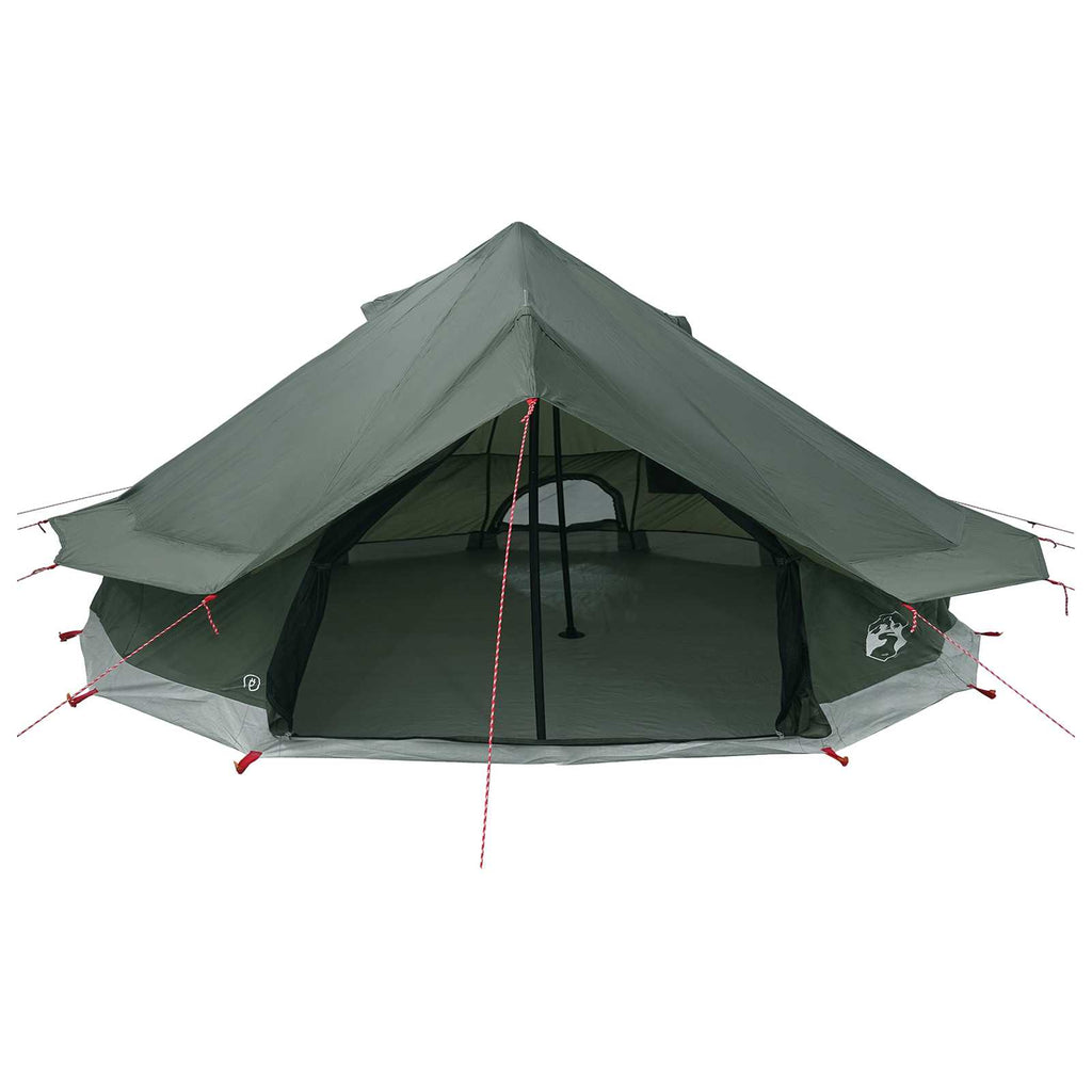 vidaXL Namiot Tipi z dachem Zielony wojskowy 800 x 800 x 430 cm