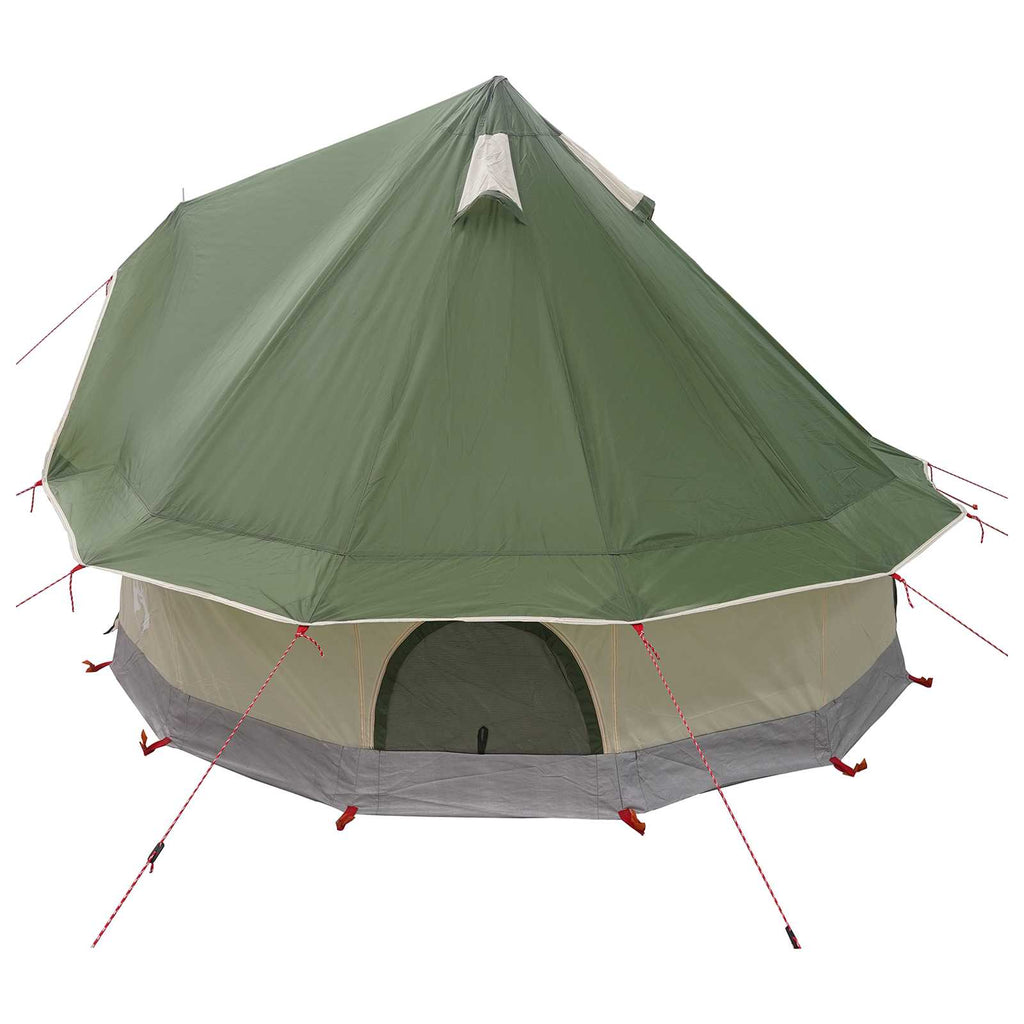 vidaXL Namiot Tipi z dachem zielony 250 x 250 cm Poliester i Stal