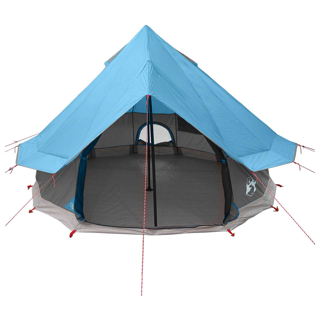 vidaXL Namiot Tipi z dachem niebieski 250 x 250 cm Poliester i Stal