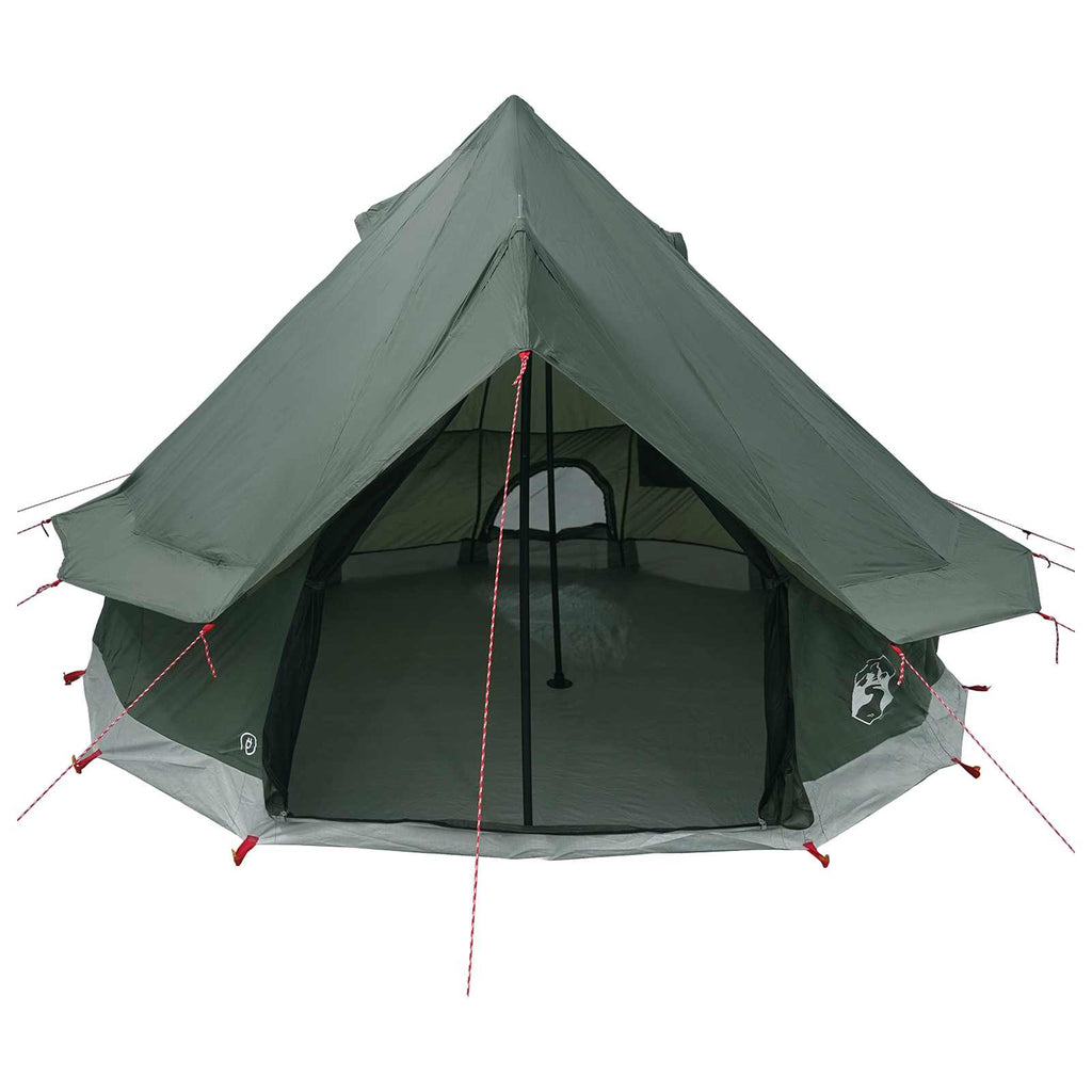 vidaXL Namiot Tipi Zielony wojskowy 250 x 250 cm Poliester i Stal