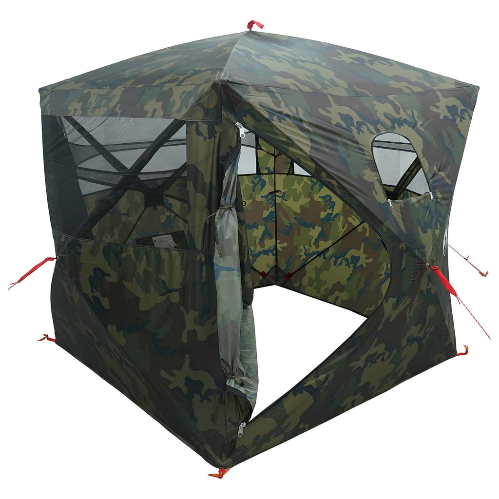 vidaXL Namiot myśliwski Moro 143 x 143 x 165 cm Poliester i Stal