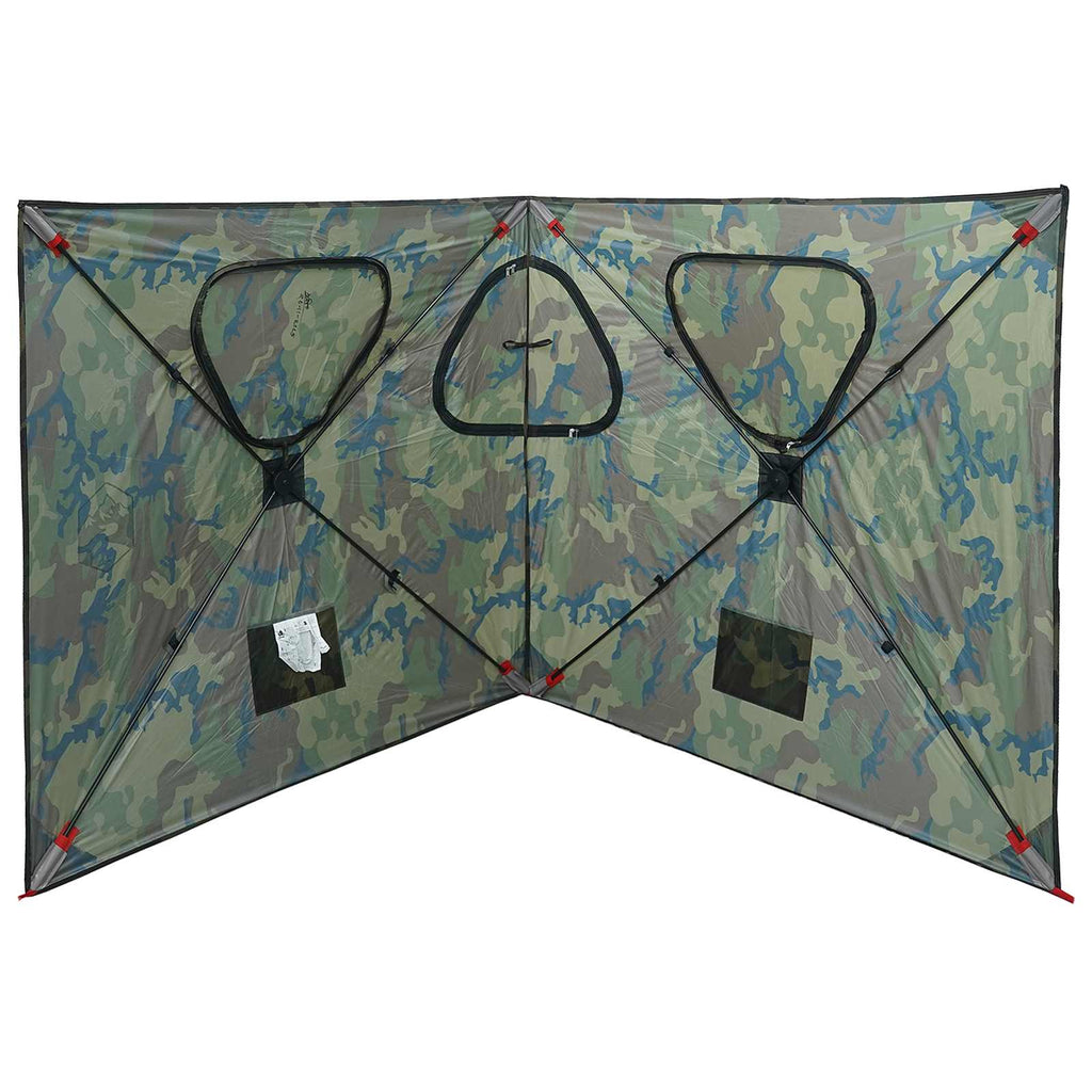 vidaXL Namiot myśliwski Moro 145 x 145 x 150 cm Poliester i Stal
