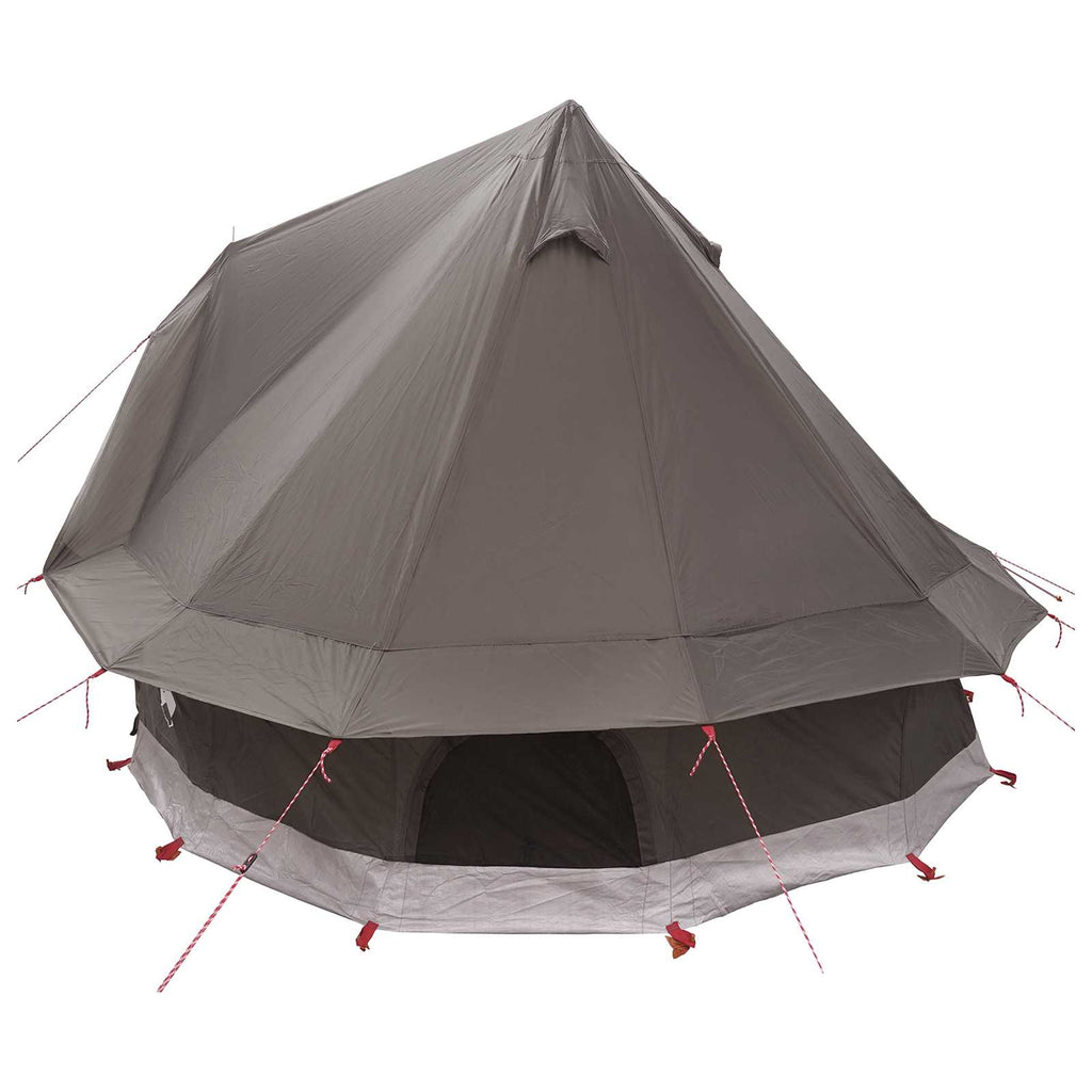 vidaXL Namiot Tipi Brązowy Szary 250 x 250 cm Poliester i Stal