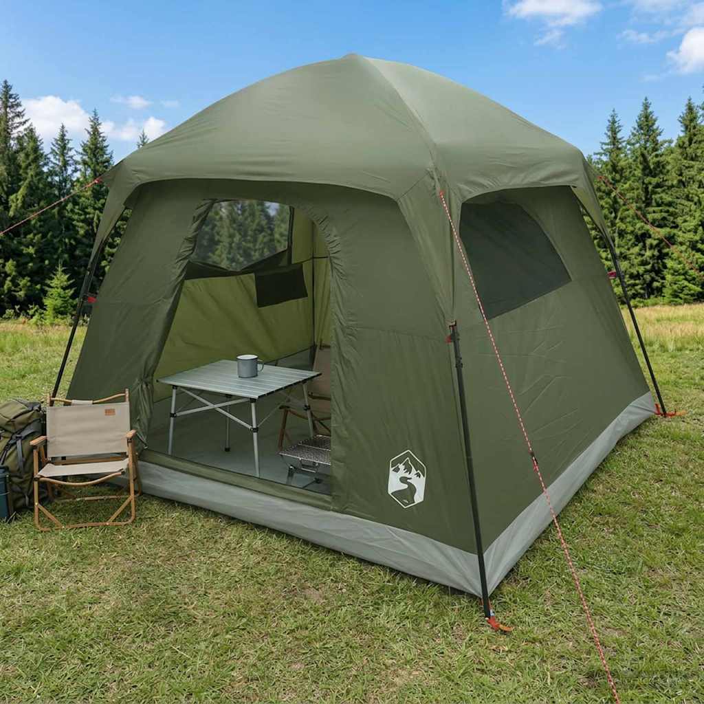 vidaXL Namiot domek z dachem Oliwkowy zielony 244 x 213 x 183 cm