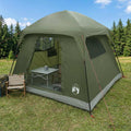 vidaXL Namiot domek z dachem Oliwkowy zielony 244 x 213 x 183 cm