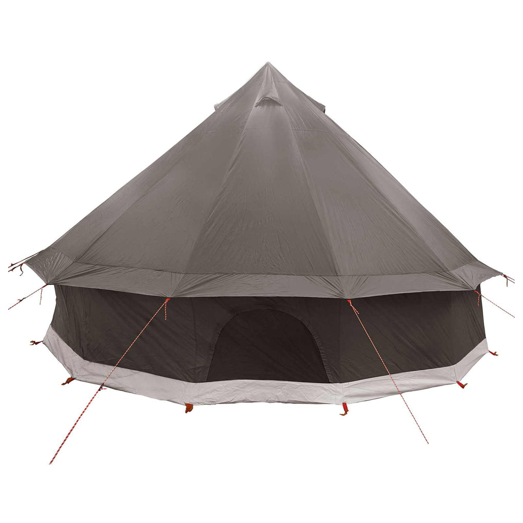 vidaXL Namiot Tipi Brązowy Szary 300 x 300 x 200 cm Poliester i Stal