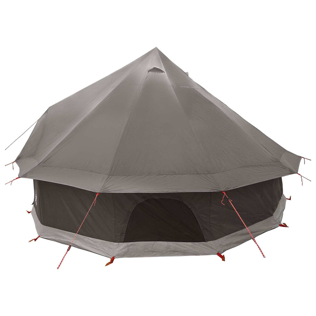 vidaXL Namiot Tipi Brązowy Szary 300 x 300 x 200 cm Poliester i Stal