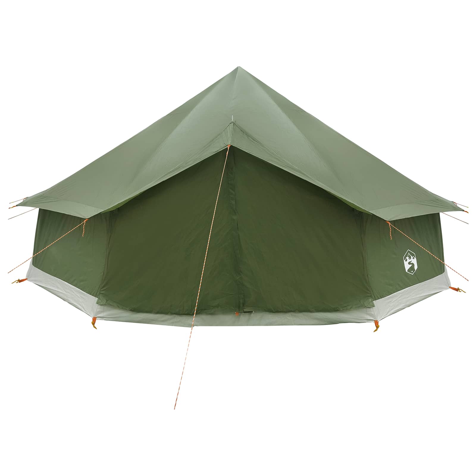 vidaXL Namiot Tipi z dachem Oliwkowy zielony 600 x 600 x 350 cm