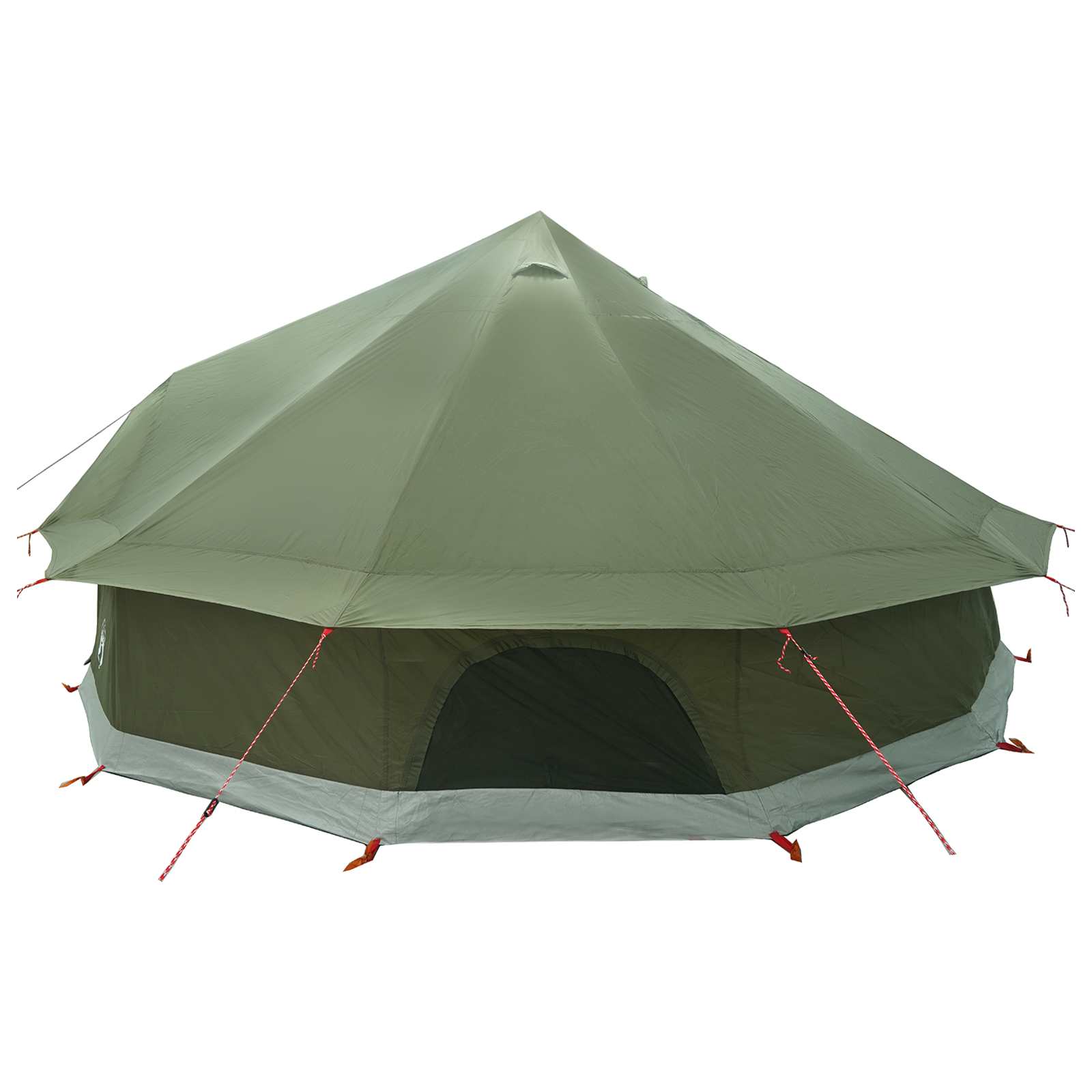 vidaXL Namiot Tipi z dachem Oliwkowy zielony 600 x 600 x 350 cm