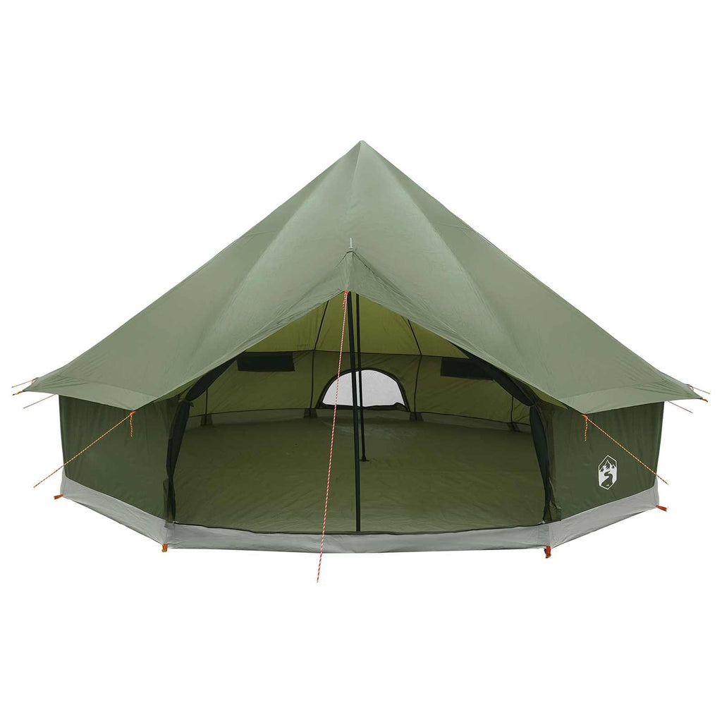 vidaXL Namiot Tipi z dachem Oliwkowy zielony 500 x 500 x 300 cm