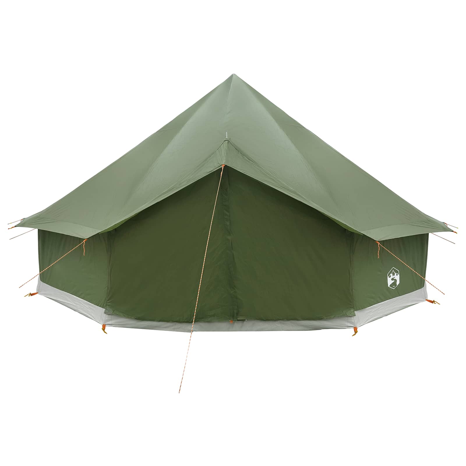 vidaXL Namiot Tipi z dachem Oliwkowy zielony 500 x 500 x 300 cm