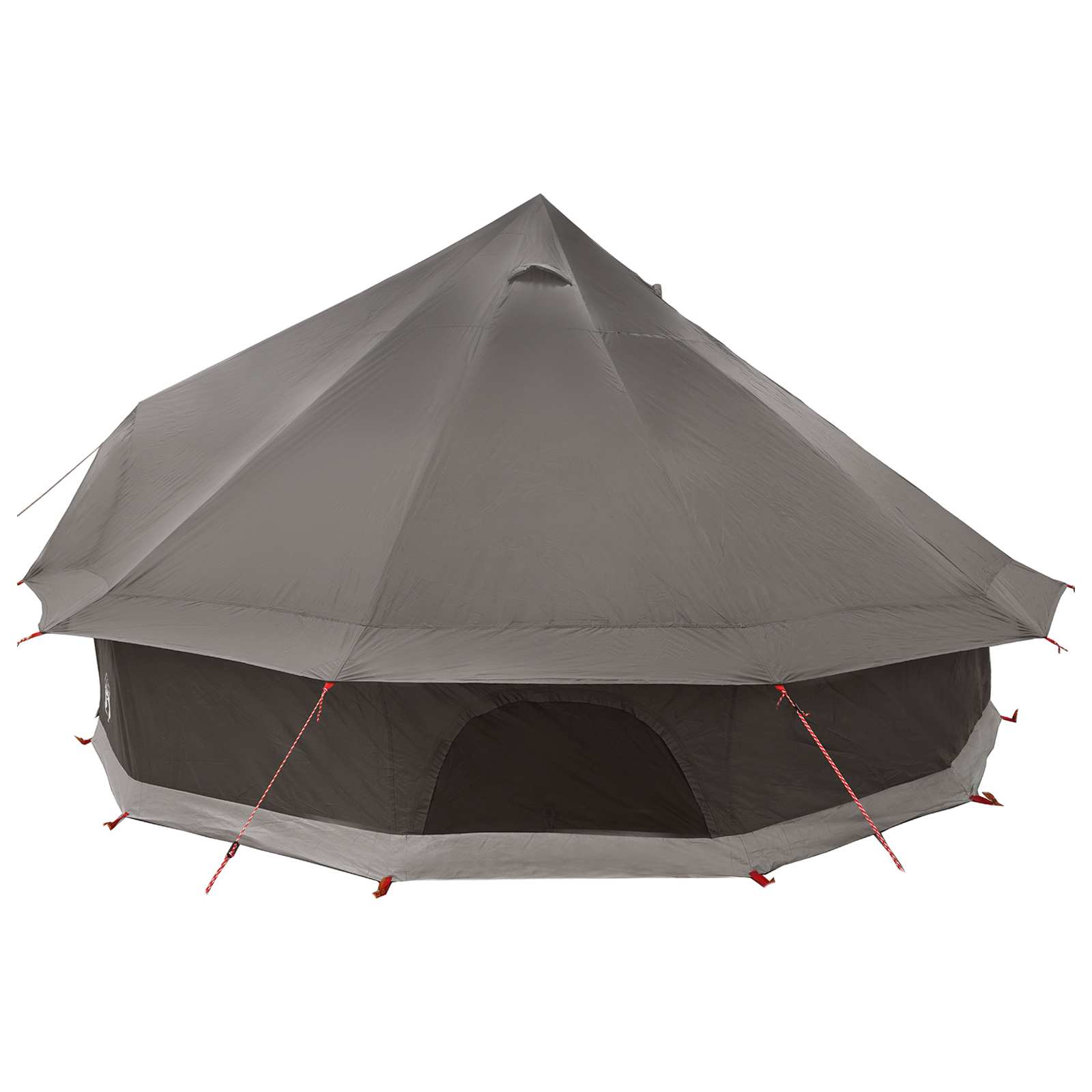 vidaXL Namiot Tipi Brązowy Szary 500 x 500 x 300 cm Poliester i Stal