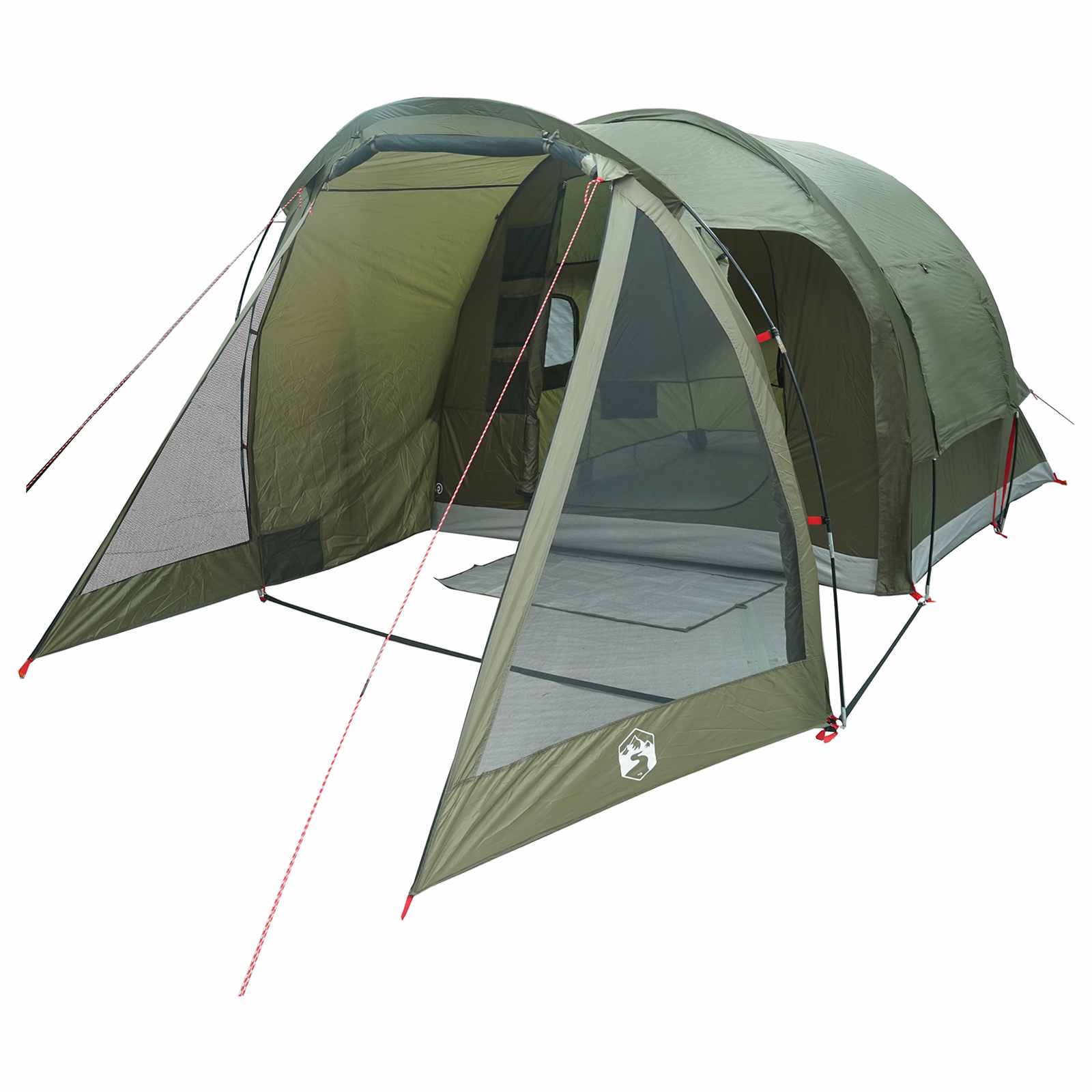 vidaXL Namiot domek z dachem Oliwkowy zielony 488 x 244 x 183 cm