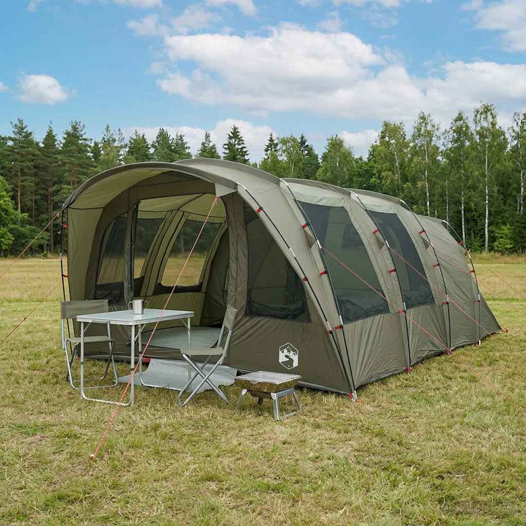 vidaXL Namiot tunelowy z dachem Oliwkowy zielony 427 x 315 x 178 cm
