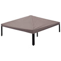 vidaXL Pokrycie altany Ciemnoszary 300 x 300 cm Poliester i Stal