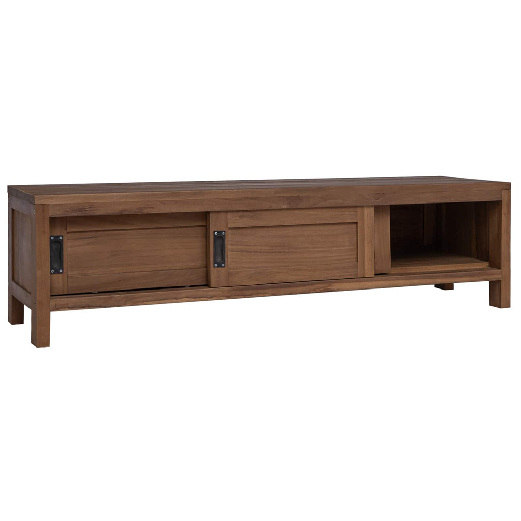 vidaXL Szafka pod telewizor 110 x 30 x 30 cm Lite drewno teakowe