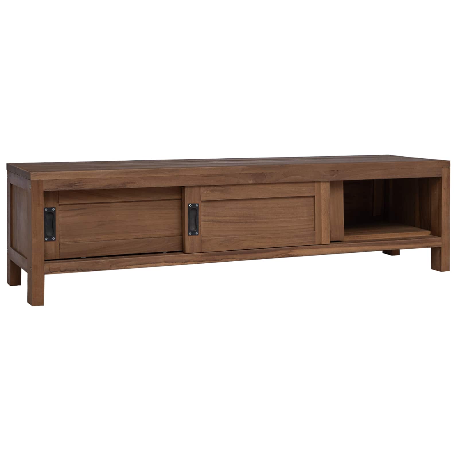 vidaXL Szafka pod telewizor 110 x 30 x 30 cm Lite drewno teakowe