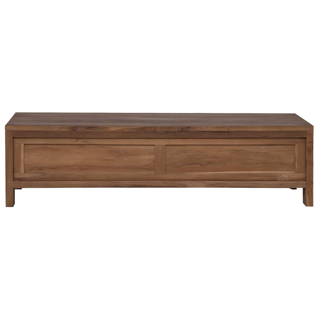 vidaXL Szafka pod telewizor 110 x 30 x 30 cm Lite drewno teakowe