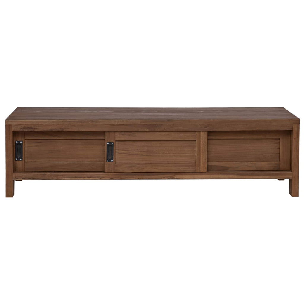 vidaXL Szafka pod telewizor 110 x 30 x 30 cm Lite drewno teakowe