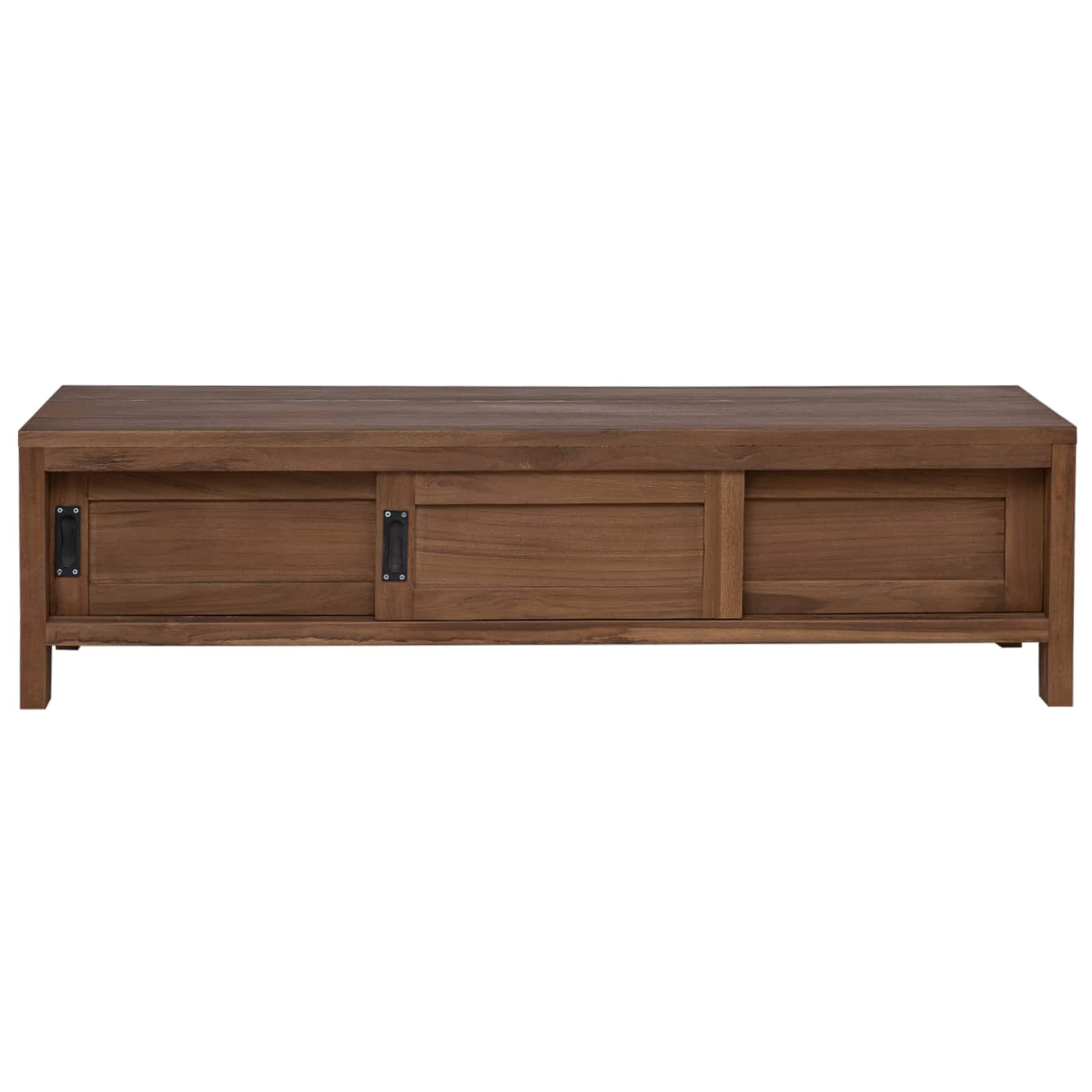 vidaXL Szafka pod telewizor 110 x 30 x 30 cm Lite drewno teakowe