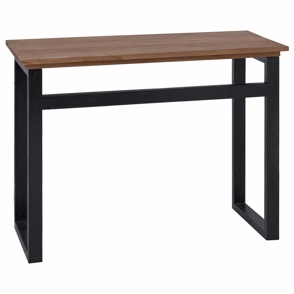 vidaXL Biurko naturalny Lite drewno teakowe 100 x 45 x 75cm