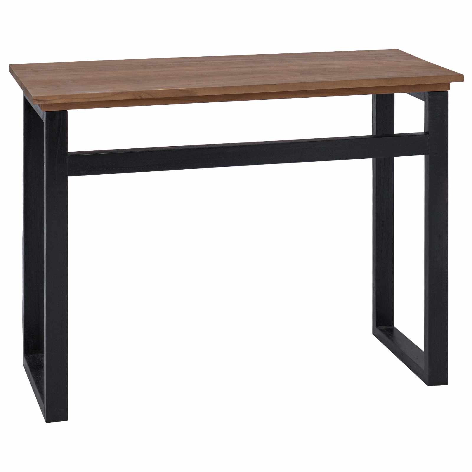 vidaXL Biurko naturalny Lite drewno teakowe 100 x 45 x 75cm