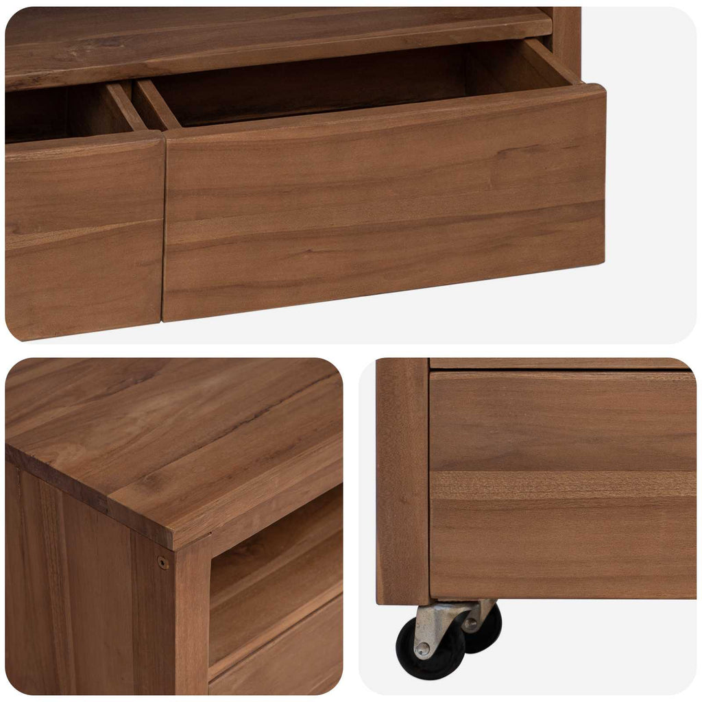vidaXL Szafka pod telewizor 110 x 30 x 40 cm naturalny