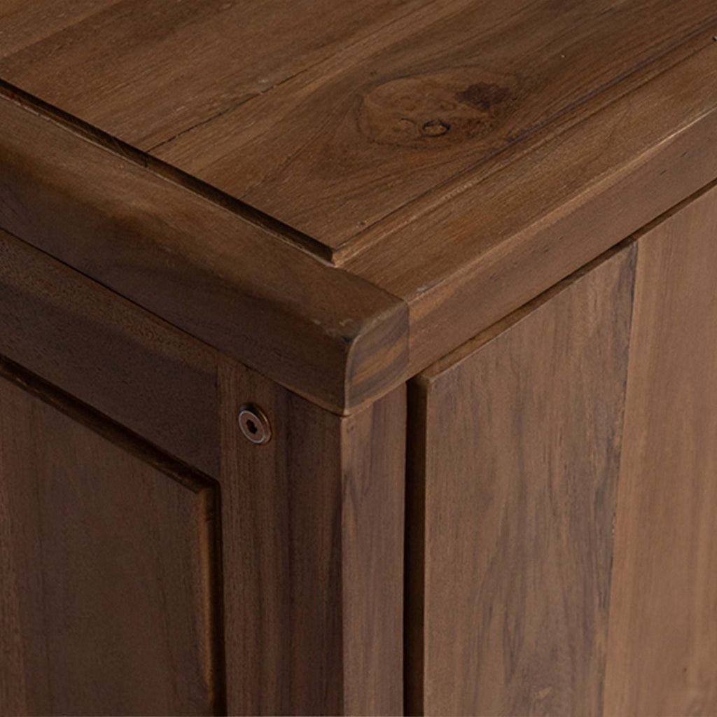 vidaXL Szafka Łazienkowa naturalny 45 x 30 x 70 cm Lite drewno teakowe