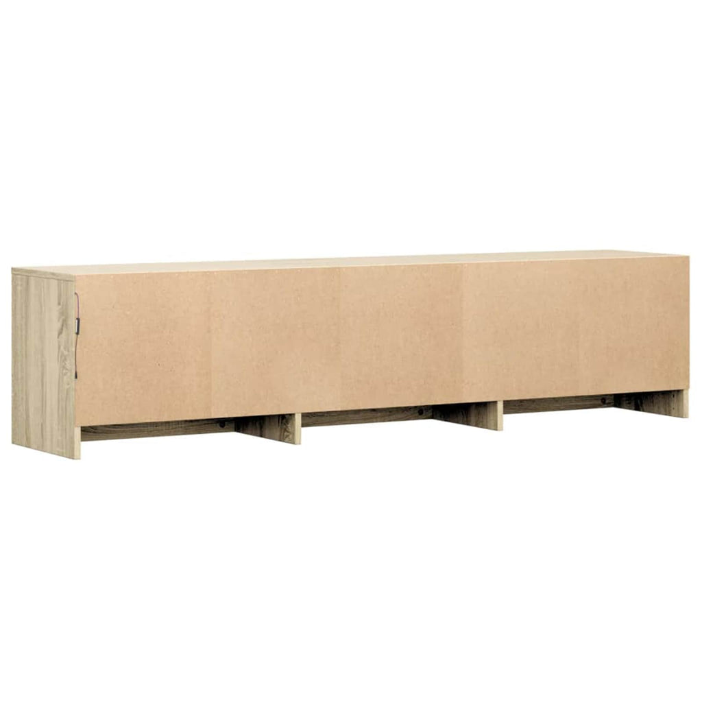 vidaXL Szafka pod telewizor z LED z szufladą Sonoma 165 x 34 x 40 cm