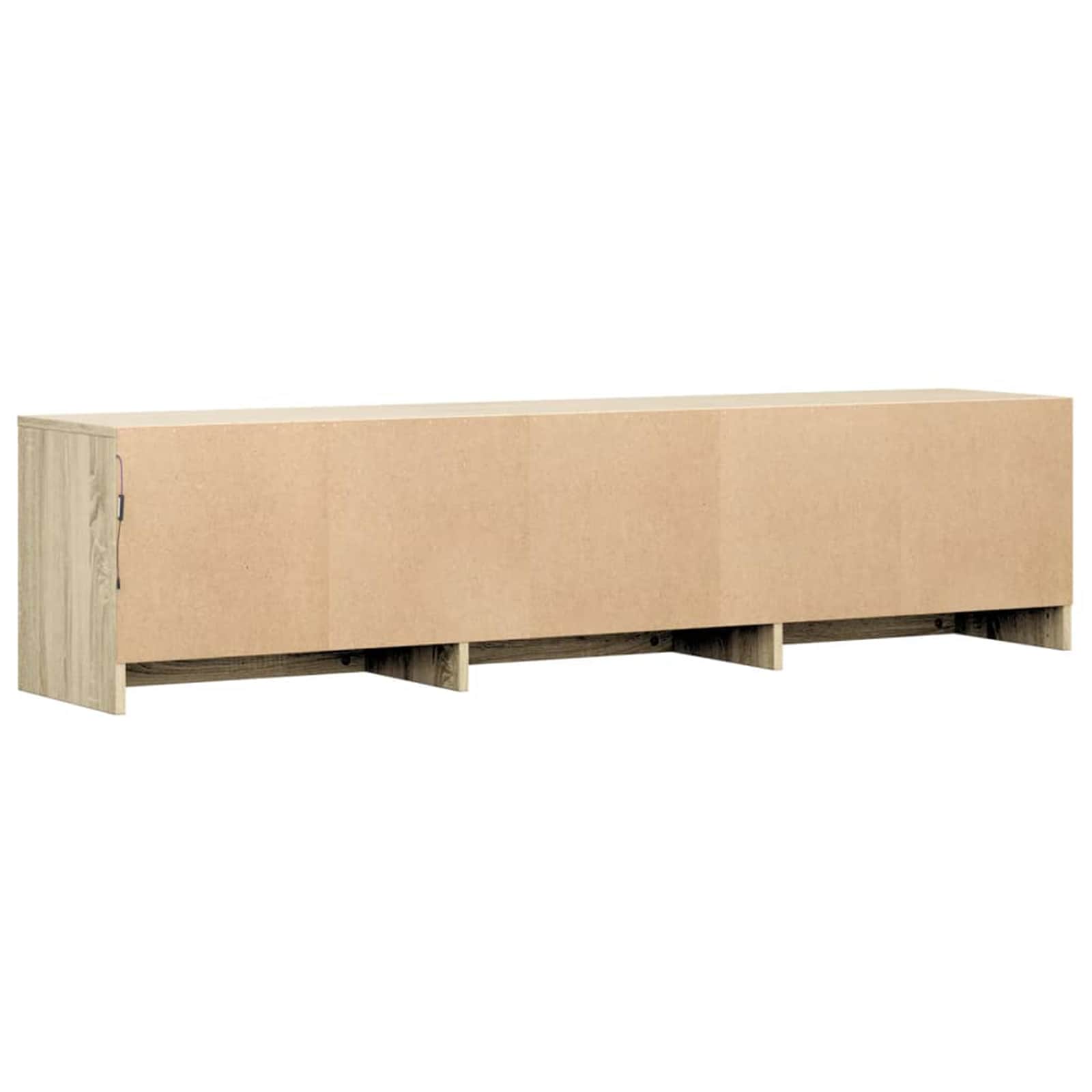 vidaXL Szafka pod telewizor z LED z szufladą Sonoma 165 x 34 x 40 cm