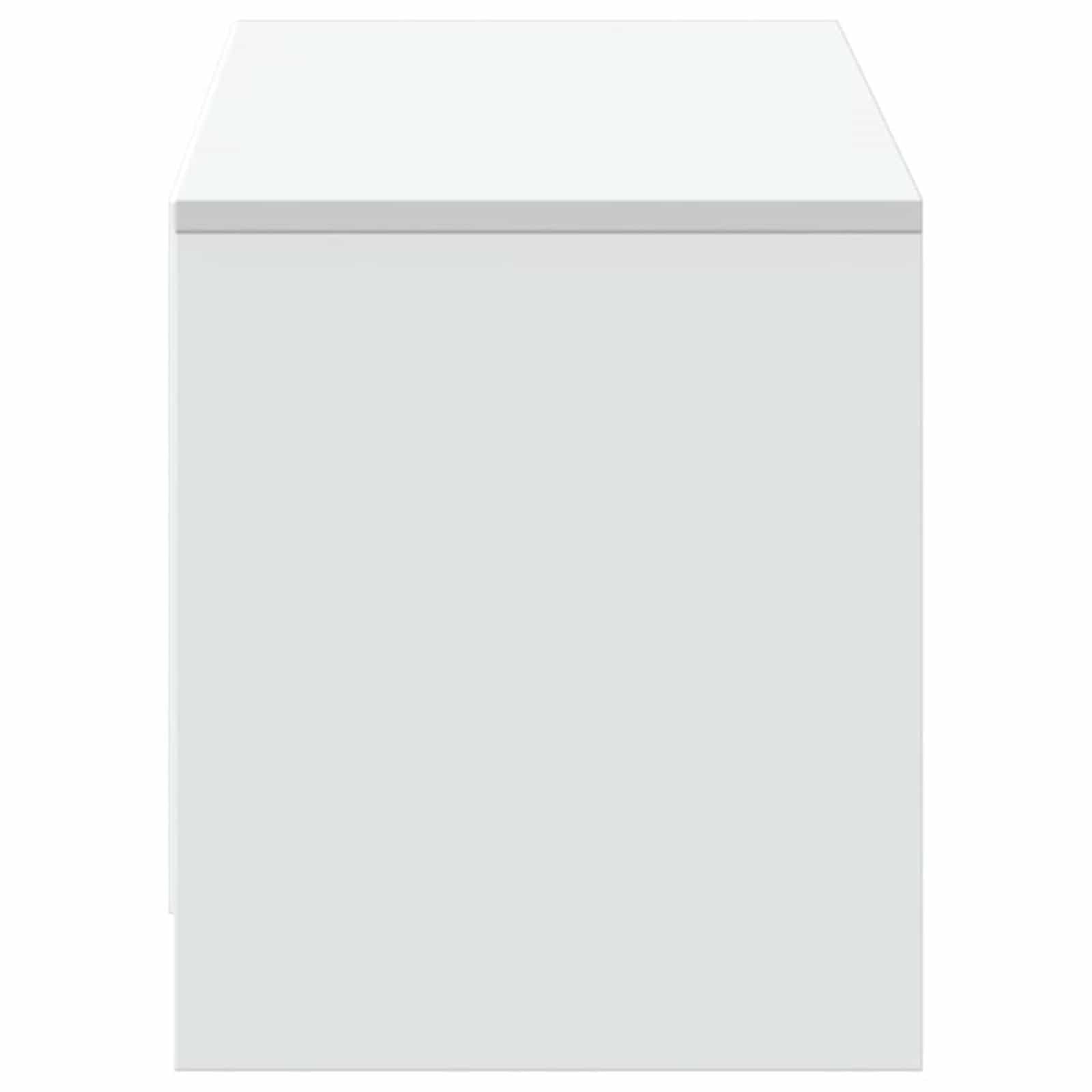 vidaXL Szafka pod telewizor z LED z szufladą Biały 140 x 34 x 40 cm