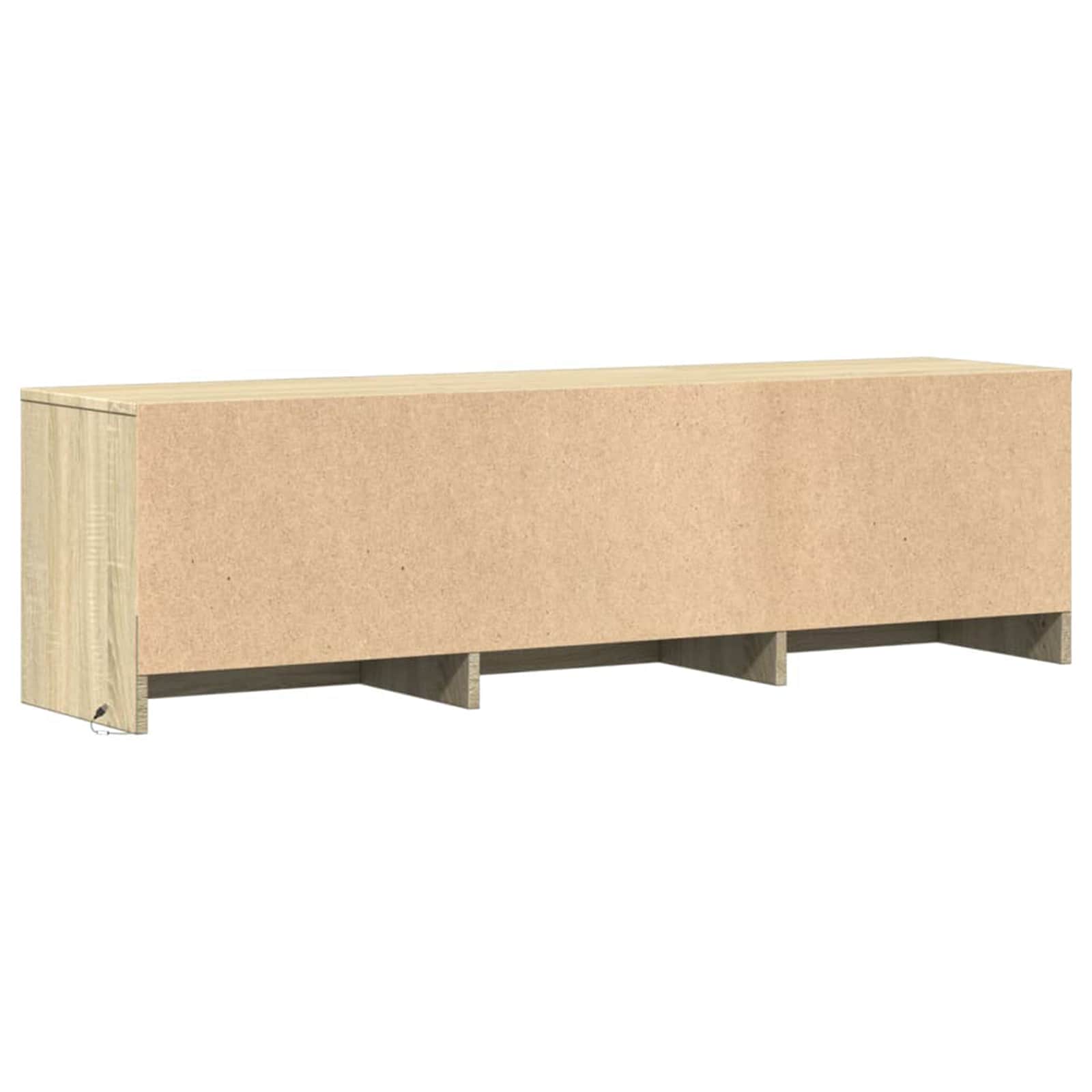 vidaXL Szafka pod telewizor z LED z szufladą Sonoma 140 x 34 x 40 cm