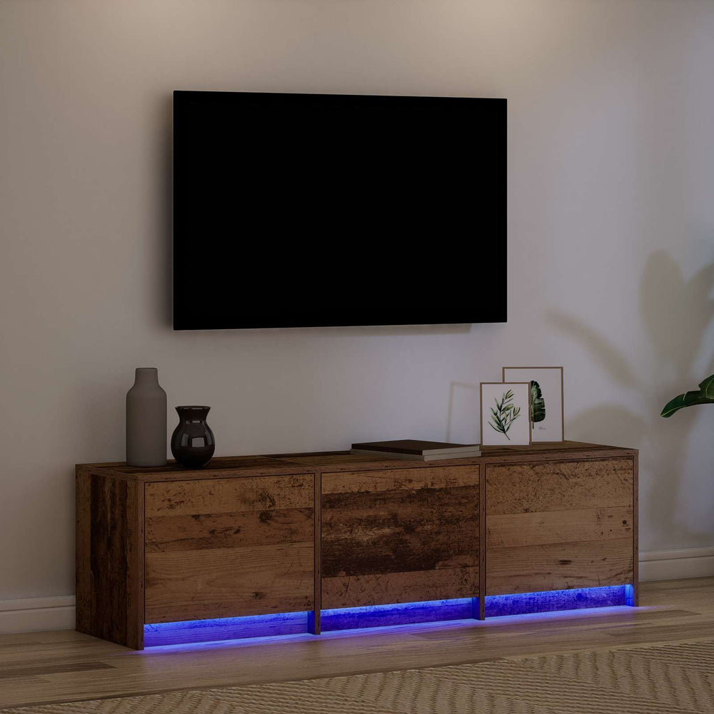 vidaXL Szafka pod telewizor 140 x 34 x 40 cm Stare drewno