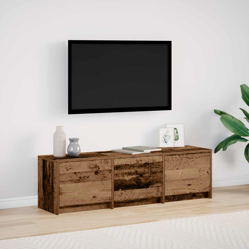 vidaXL Szafka pod telewizor 140 x 34 x 40 cm Stare drewno