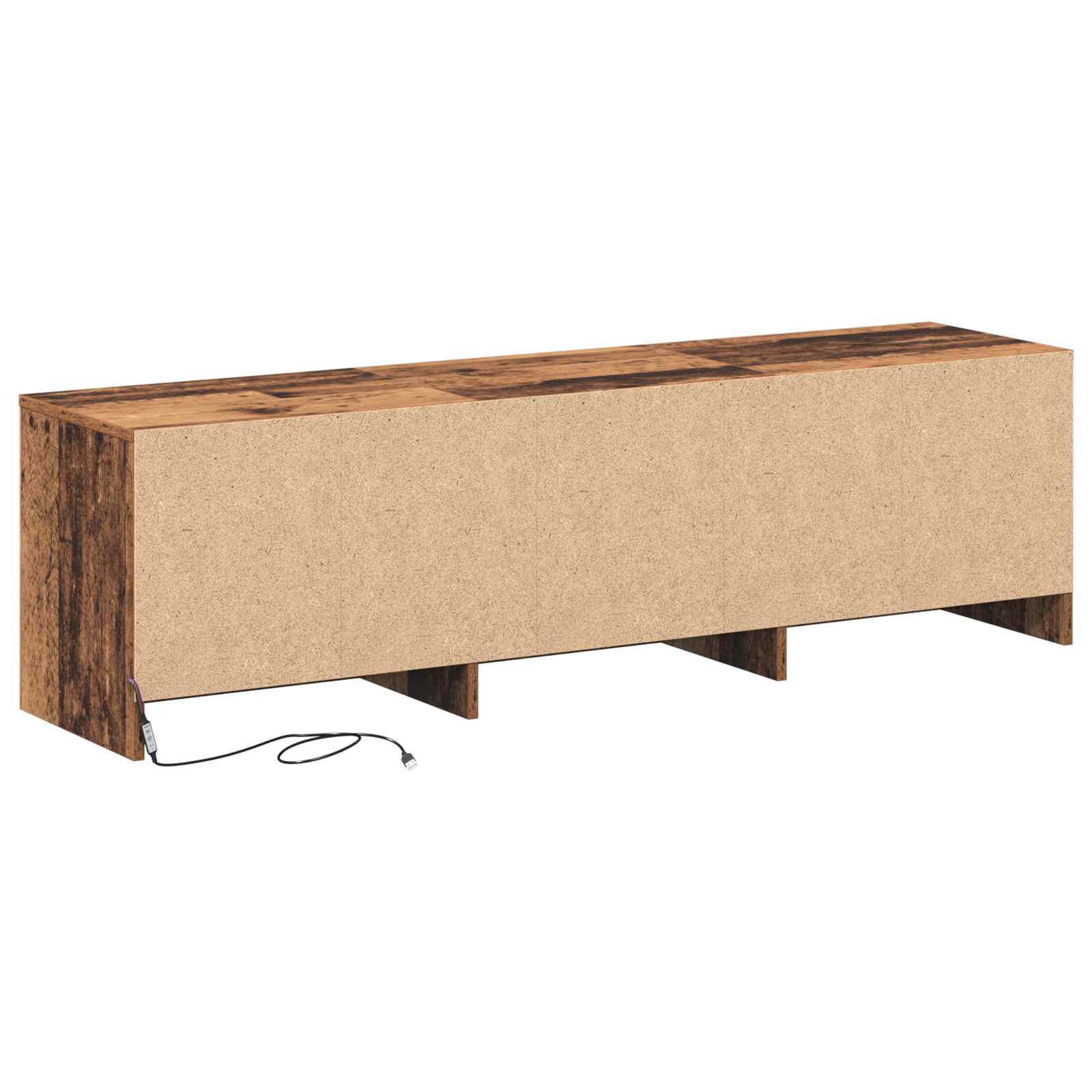 vidaXL Szafka pod telewizor 140 x 34 x 40 cm Stare drewno