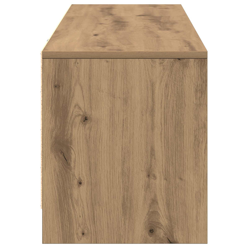 vidaXL Szafka pod telewizor z LED Dąb rzemieślniczy 140 x 34 x 40 cm