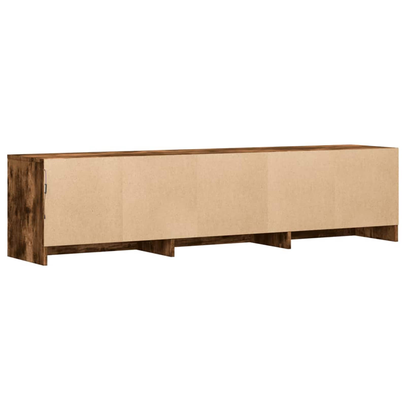 vidaXL Szafka pod telewizor z LED Dąb wędzony 165 x 34 x 40 cm