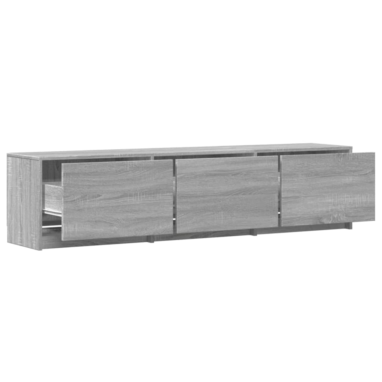 vidaXL Szafka pod telewizor z LED Szary Sonoma 165 x 34 x 40 cm