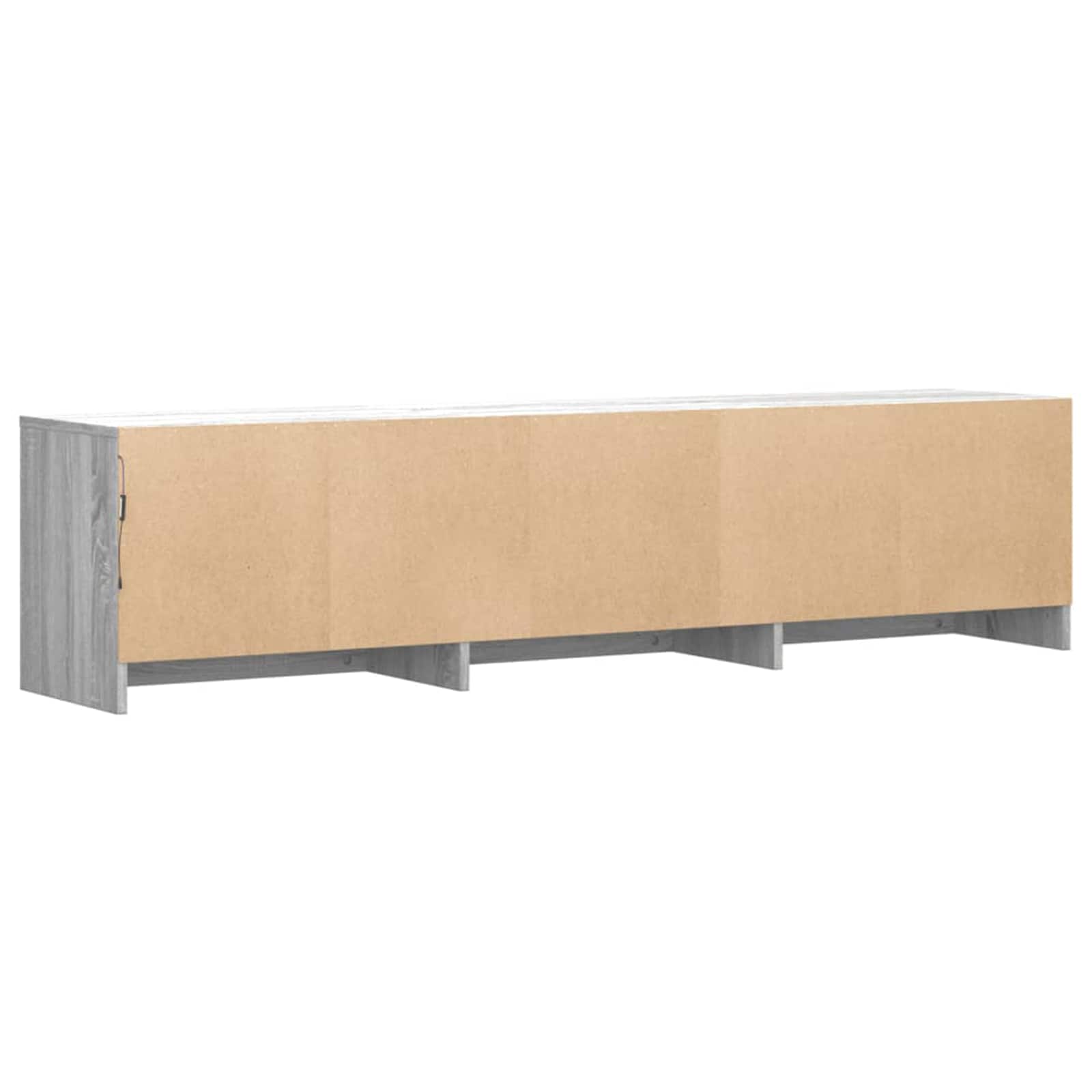 vidaXL Szafka pod telewizor z LED Szary Sonoma 165 x 34 x 40 cm