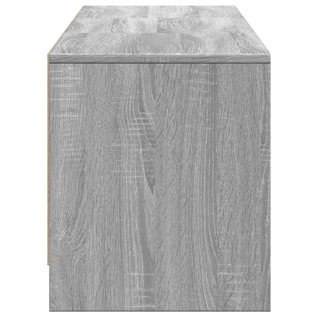 vidaXL Szafka pod telewizor z LED Szary Sonoma 165 x 34 x 40 cm