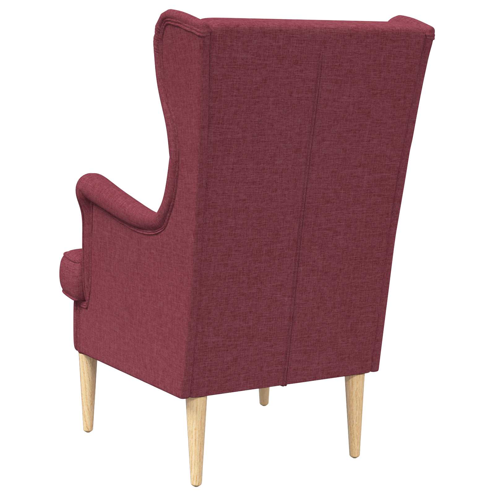 vidaXL fotel Czerwone wino tkanina