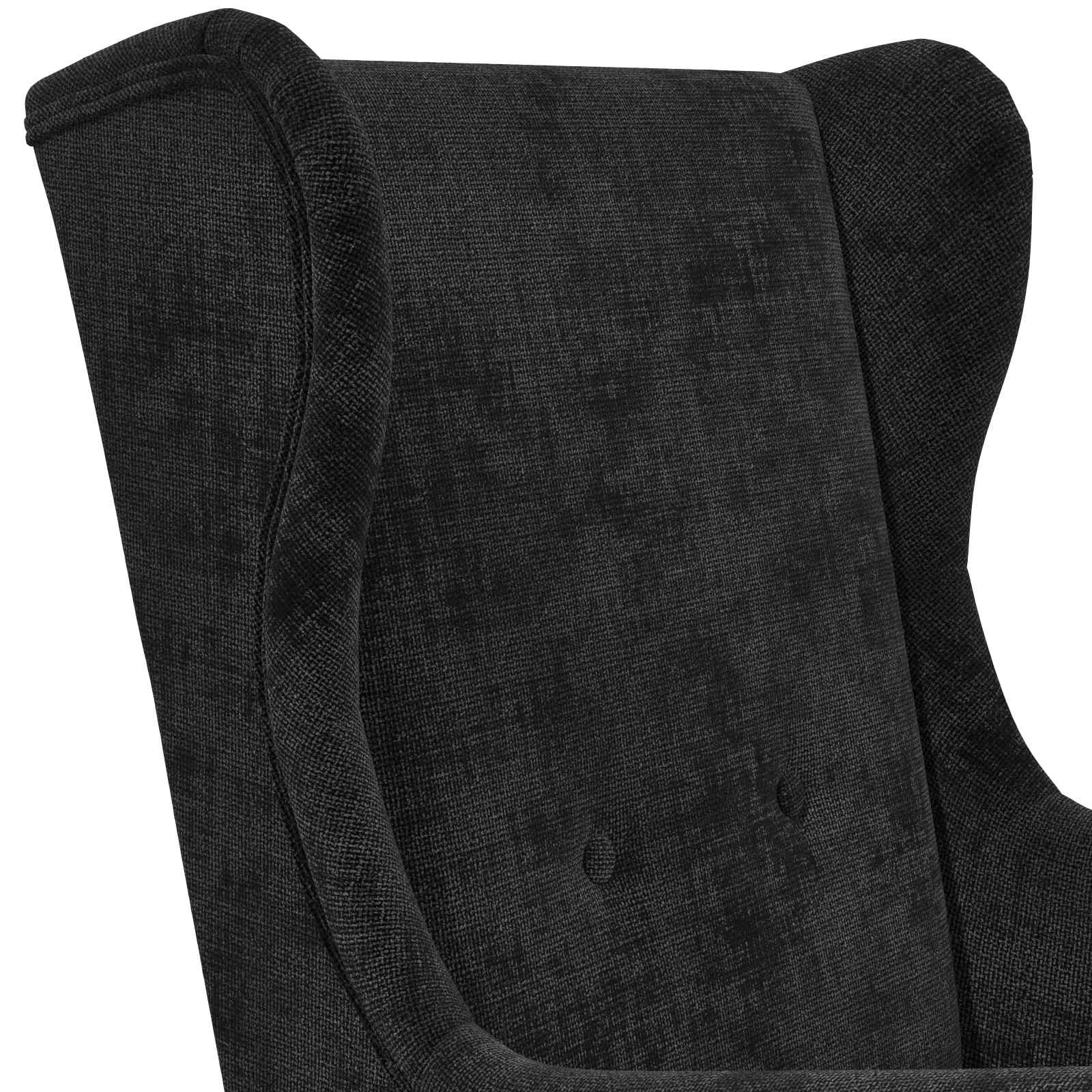 vidaXL Fotel Czarny ARES