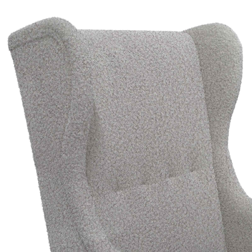 vidaXL Fotel jasnoszary Bouclé